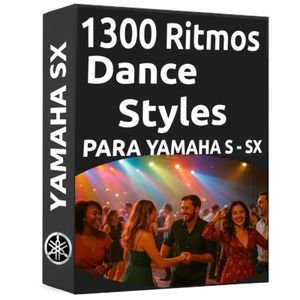 1300 Ritmos Dance Music para Yamaha PSR-S e PSR-SX