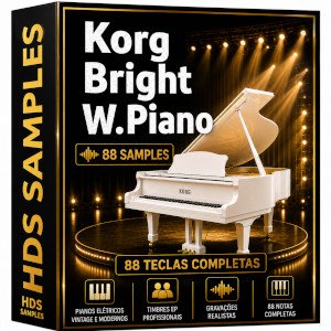 Sample Pack Korg Bright Wide Piano 88 Samples